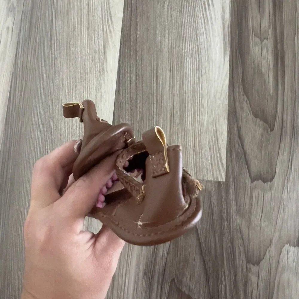 Carter's Brown Gladiator Sandals, 6-9 Months